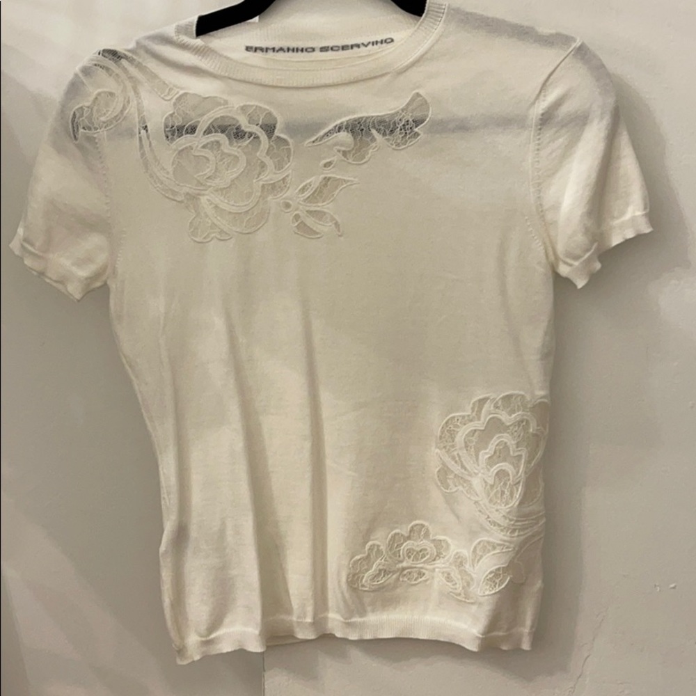 White lace top